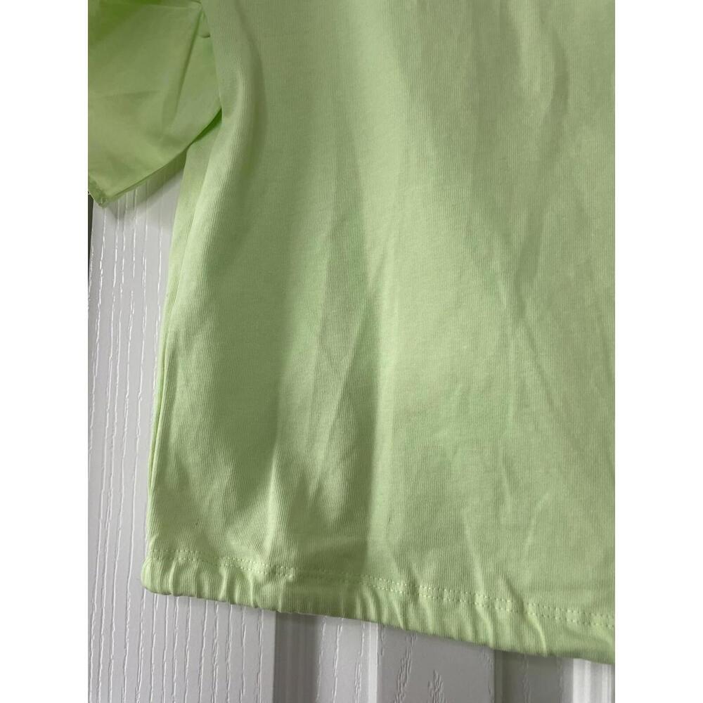 Anthropologie Women’s Ruffled Drop Shoulder Top Sz Small - Picture 3 of 9